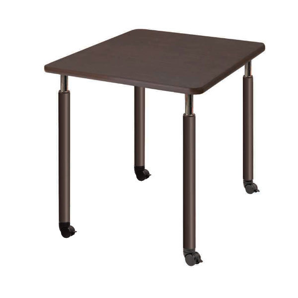 昇降式テーブル 幅90cm 高さ調節 キャスター脚 介護施設 福祉施設