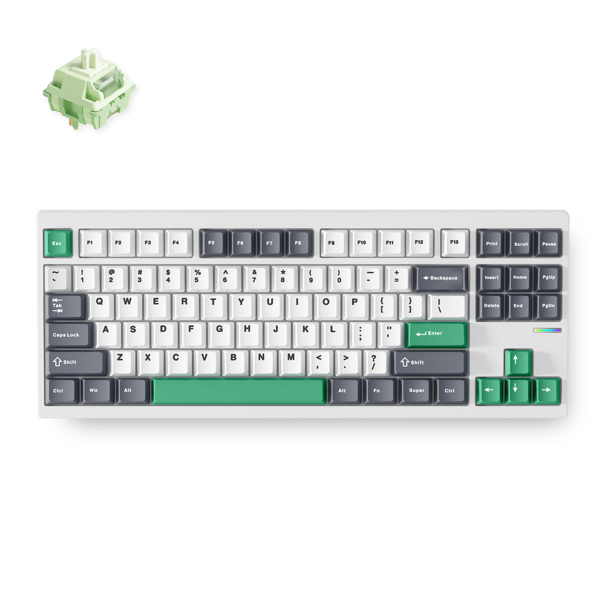 MCHOSE GX87 Aluminum Custom Mechanical Keyboard – LumeKeebs
