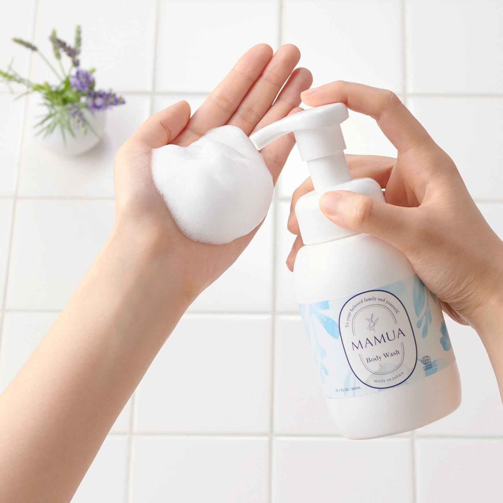 MAMUA (マムア）泡ボディウォッシュ 300mL ｜赤ちゃん・敏感肌にも