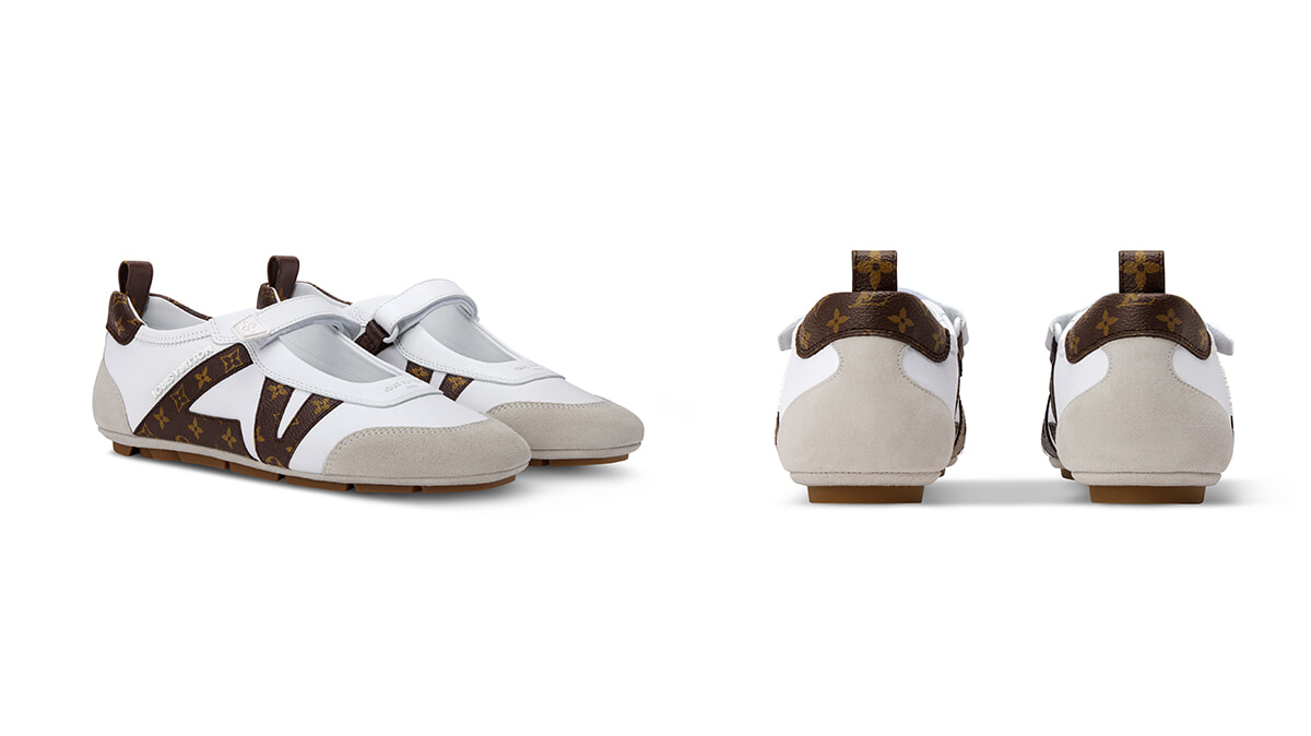 ルイ・ヴィトンからスニーカー×バレエシューズが融合した「LV スニー