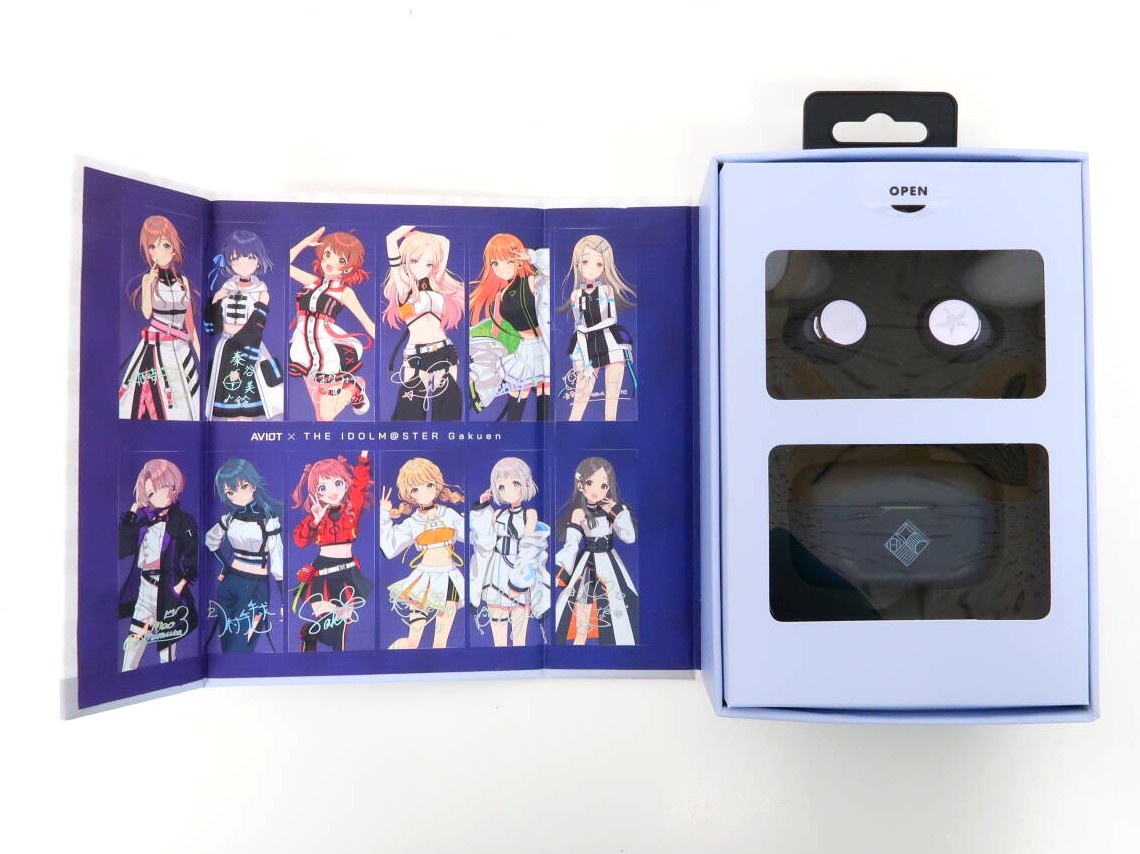 学園アイドルマスター×AVIOT 校章×シンボルマーク ワイヤレスイヤホン