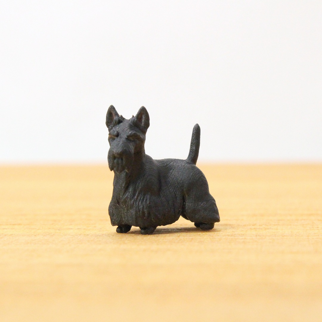 スコティッシュ・テリアのミニチュア3Dフィギュア | 動物フィギュア