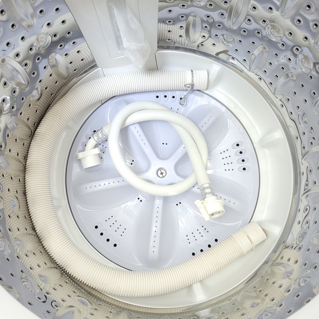 中古 4.5kg 全自動洗濯機 シャープ ES-G4E5-KW 2018年製 一人暮らし