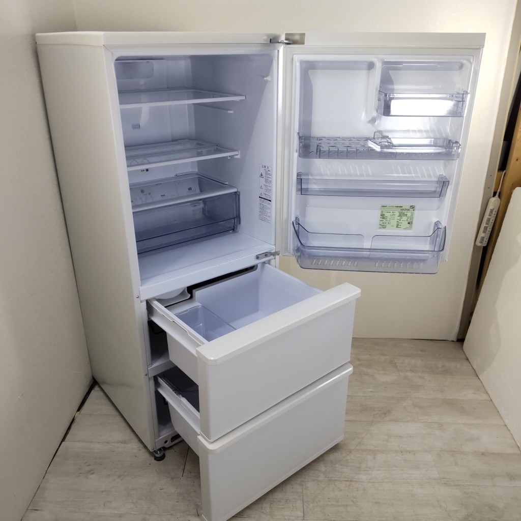 AQUA 2ドア272リットル冷蔵庫 AQR-27H 福岡県より AQUA 2ドア272