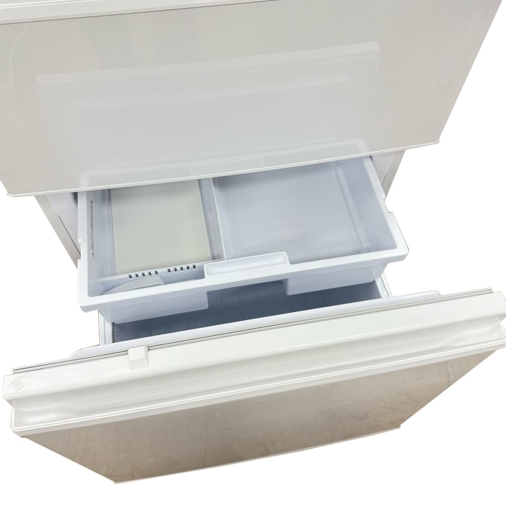 中古近郊送料格安 330L 3ドア冷蔵庫 三菱 MR-C33G-W 2022年製 自動製氷