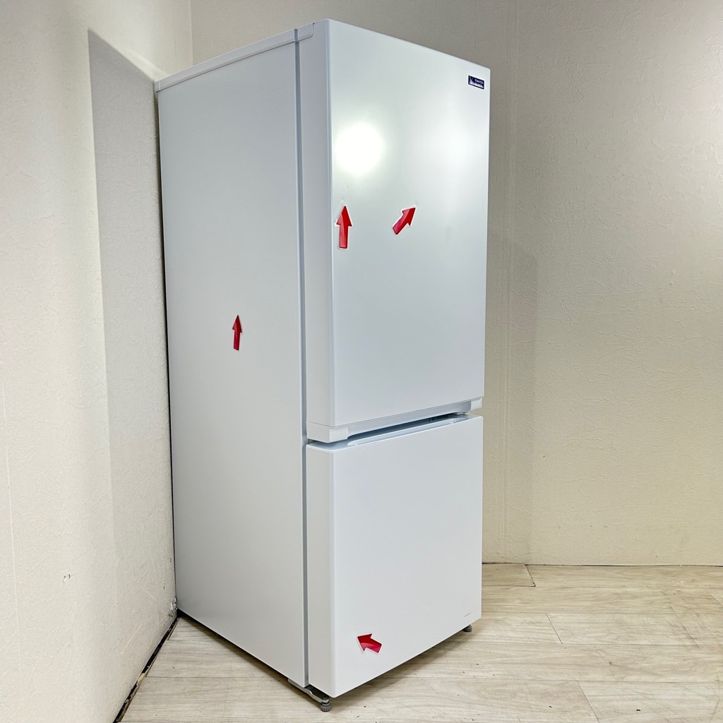 中古 156L 2ドア冷蔵庫 ヤマダ電機 YRZ-F15G1 2021年製 一人暮らし