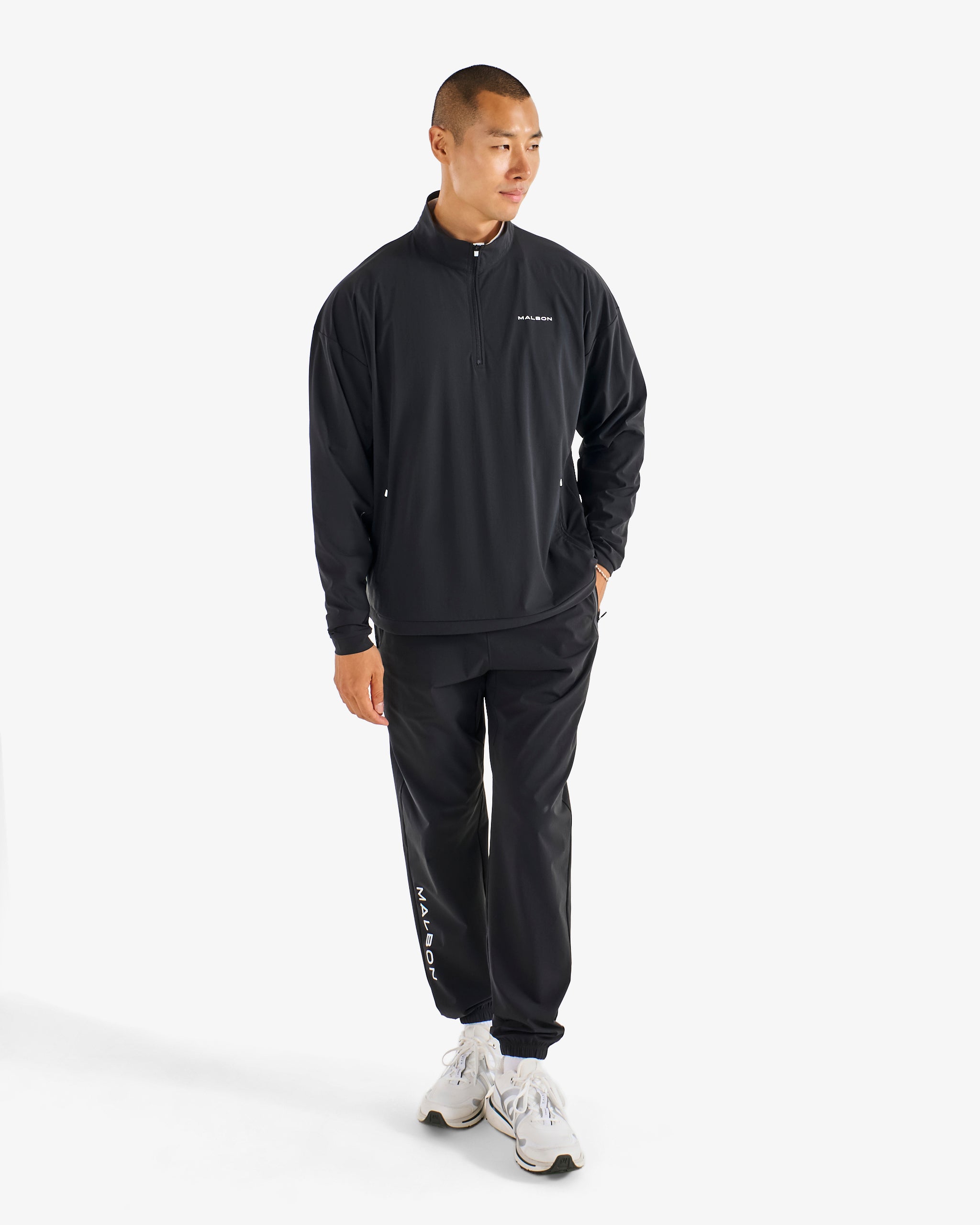 PERFORMANCE QUARTER ZIP SHELL PULLOVER – Malbon