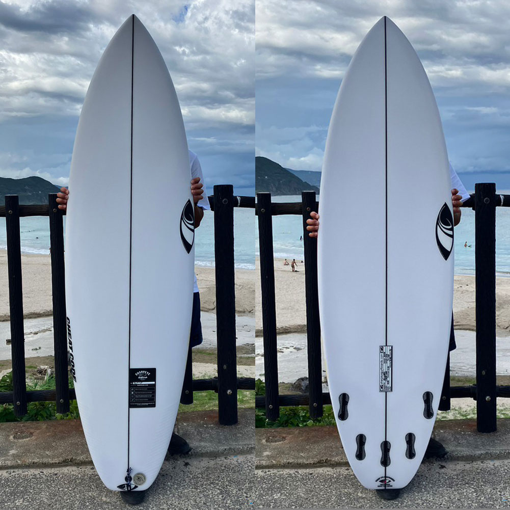ショートボード シャープアイ チートコード 5'10 テールカーボンパッチ