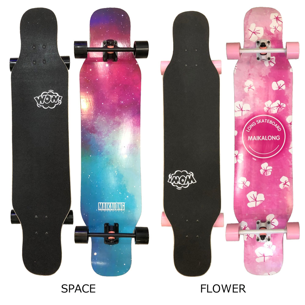 ロングスケートボード コンプリート クルーザー ロングボード 四輪