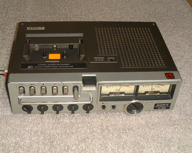 SONY TC-2500を発掘する。: 零不離敢人のぶらぶらお宝発見記録（…か？）