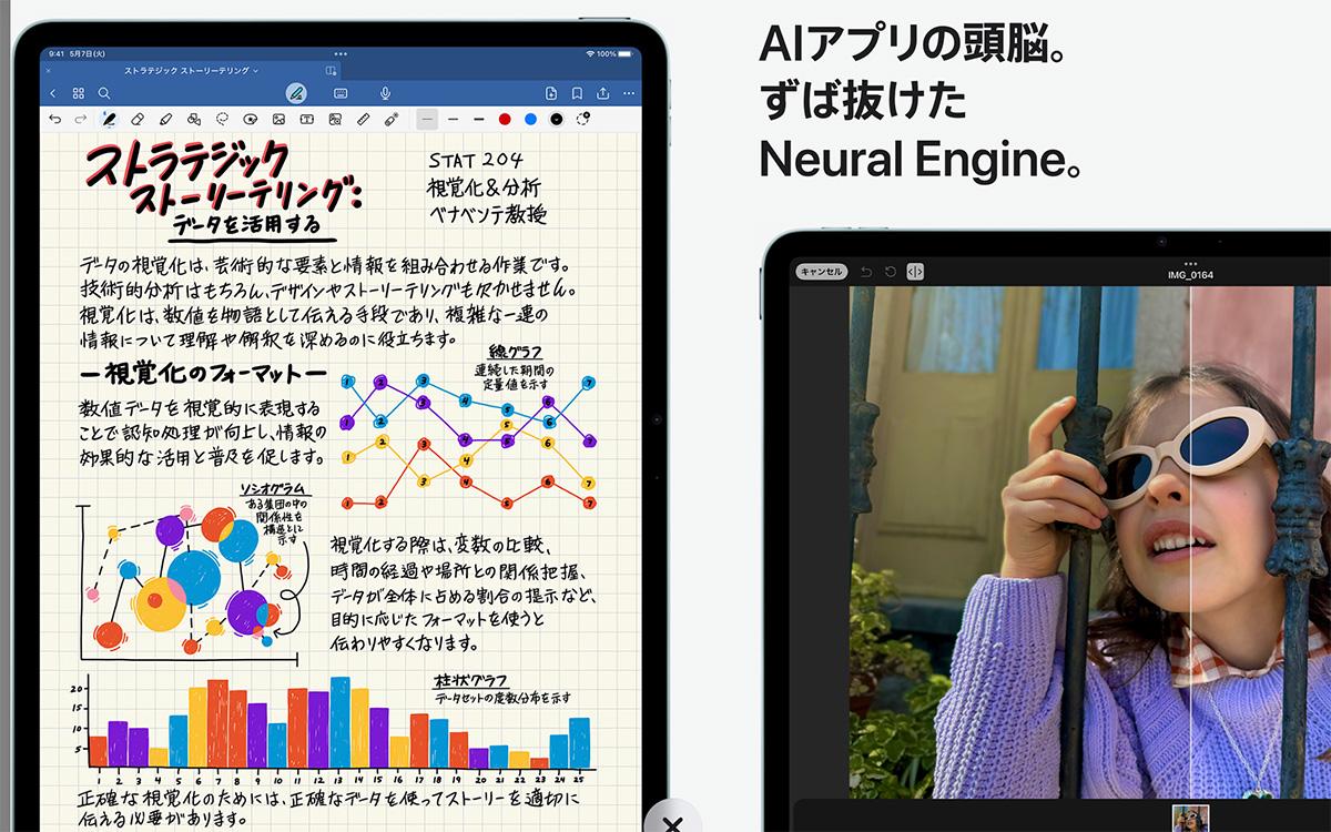 大画面モデル追加、アップルの新「M2搭載iPad Air」がわかる6つの