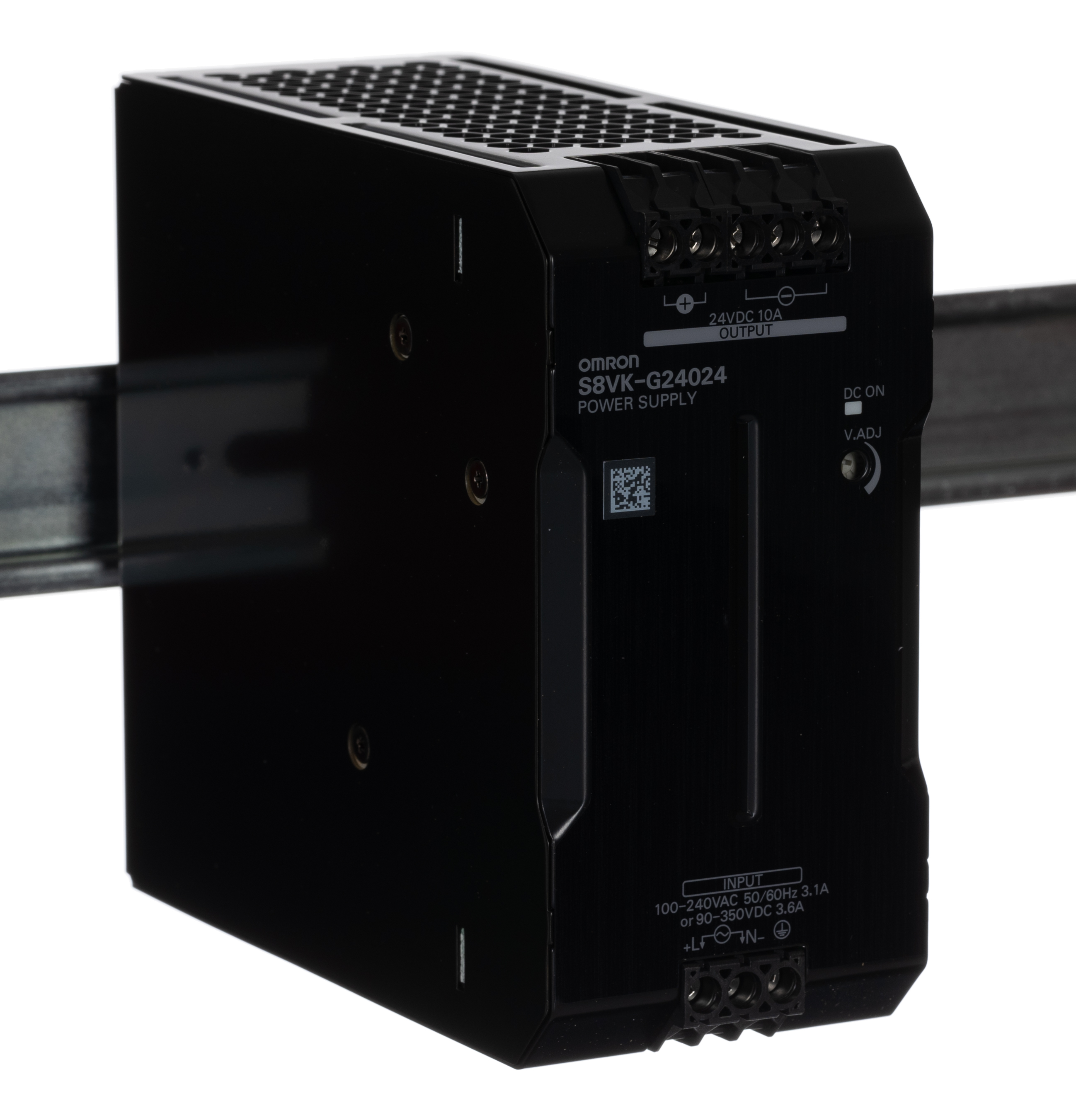 S8VK-G24024 | Omron S8VK-G DINレール電源 10 A 350 V dc, 240V ac