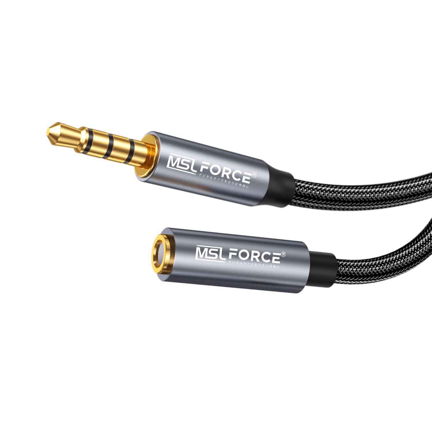 Amazon | 日本の中小企業 MSL FORCE イヤホン 延長コード 3.5mm 4極