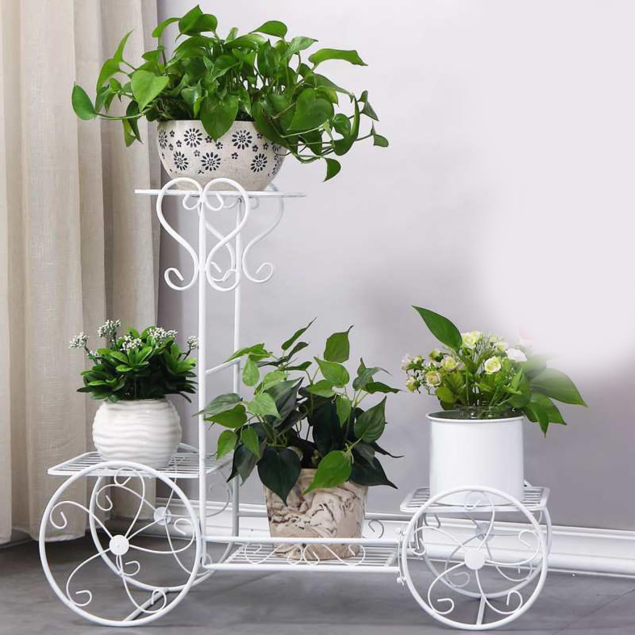 Amazon.co.jp: ガーデニング収納 フラワースタンド ガーデンラック