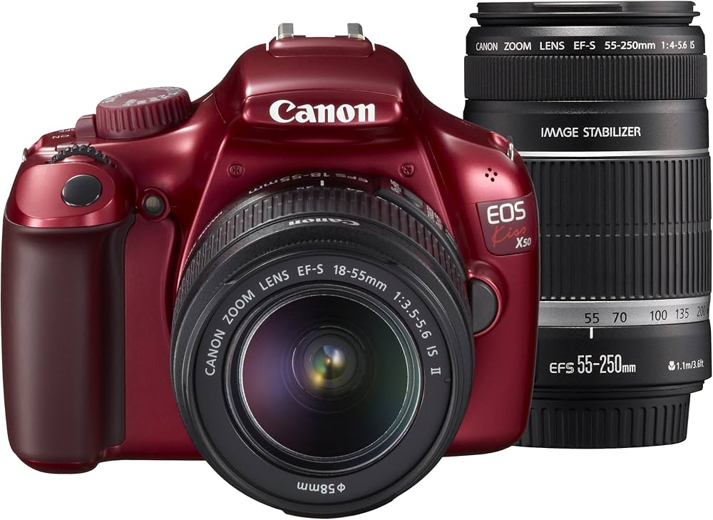 Amazon | Canon デジタル一眼レフカメラ EOS Kiss X50 ダブルズーム