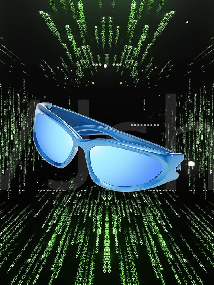 Amazon.com: kimorn Y2K Wrap Around Polarized Sunglasses Womens men