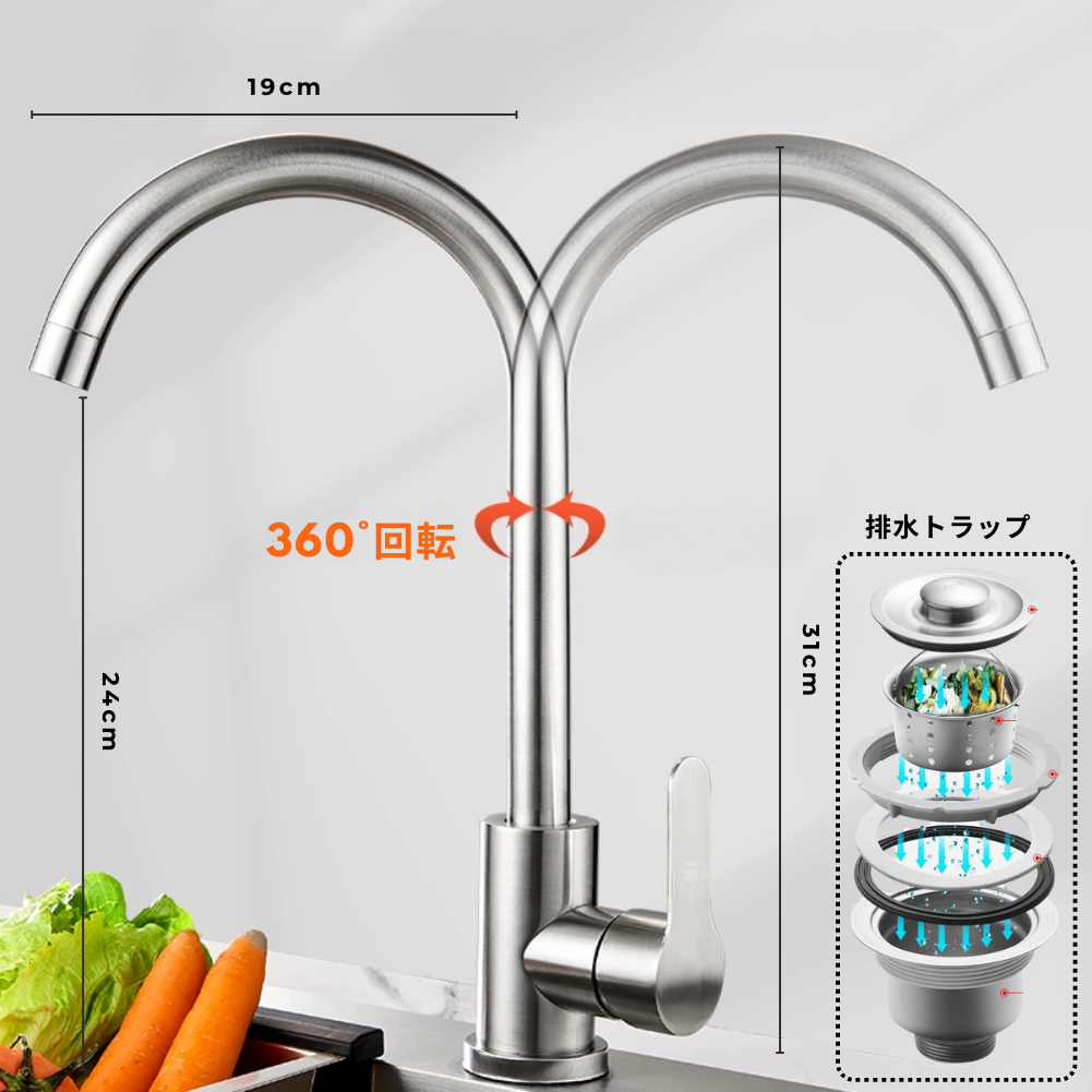 Amazon.co.jp: MISHIP ガーデンシンク ステンレス製 【水道工事推奨