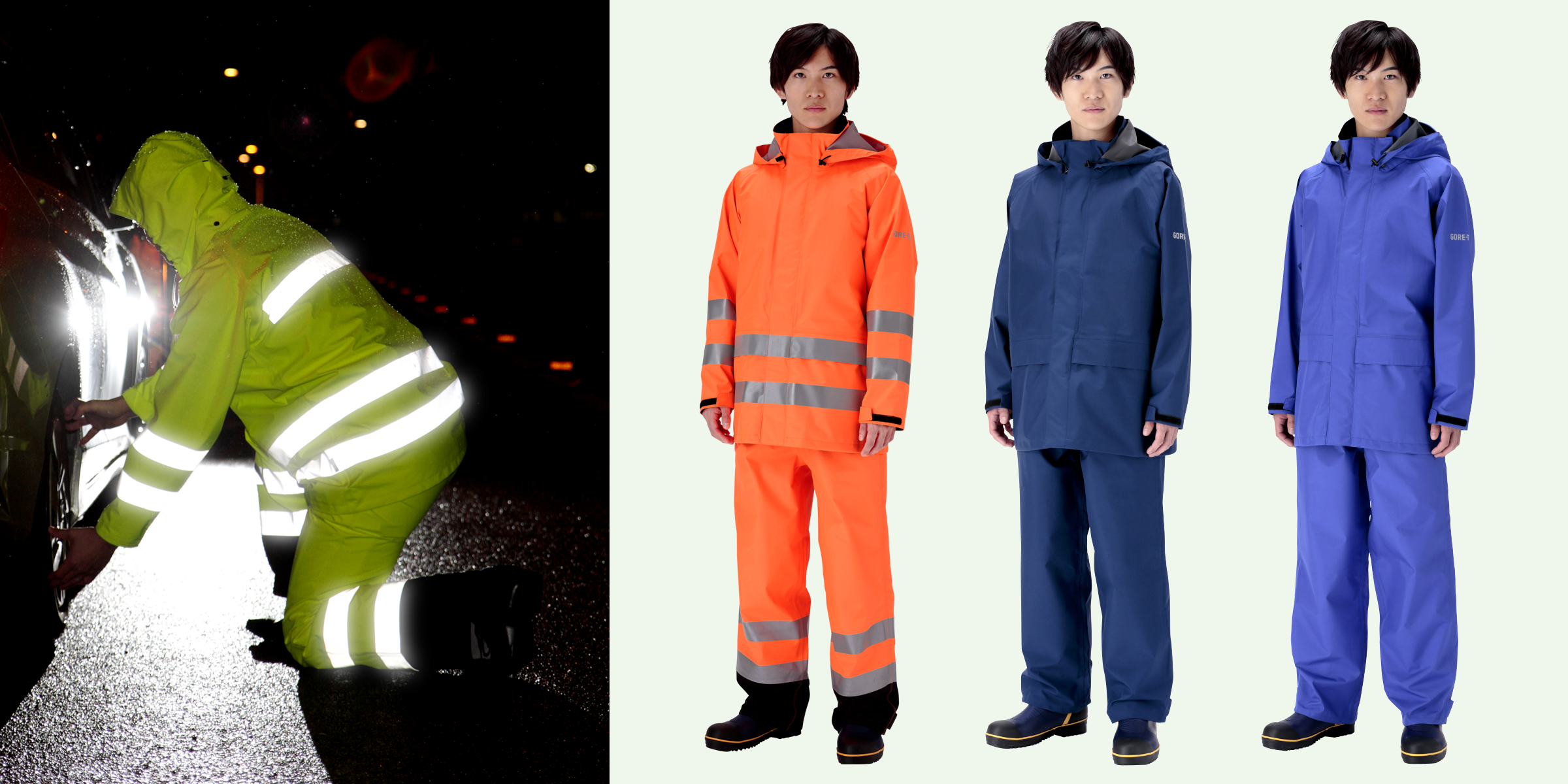 雨衣・レインベルデN | ミドリ安全の安全衛生保護具