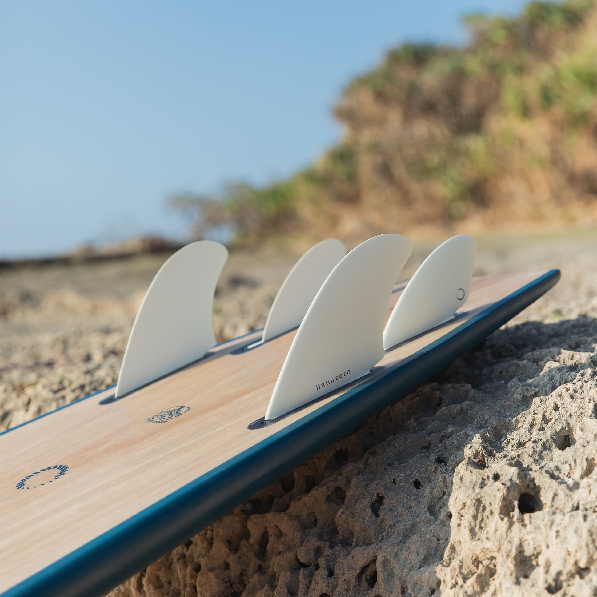 nanazero公式】Fiberglass(ファイバーグラス) クアッド・キールフィン