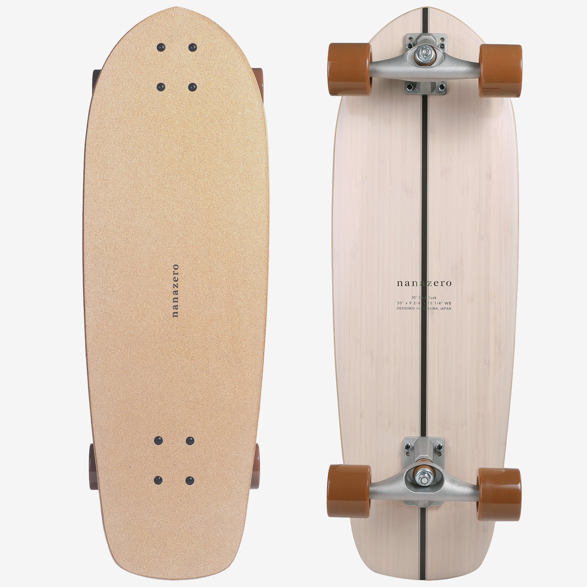 nanazero公式】Bamboo サーフスケート 30