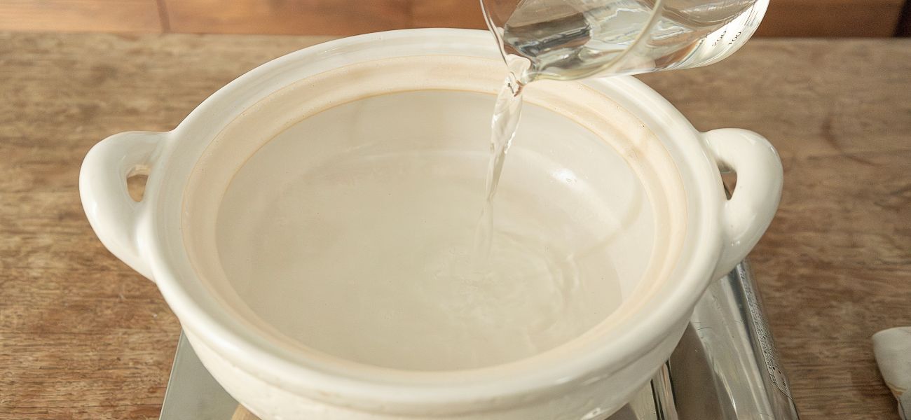 長谷園公式通販］ヘルシー蒸し鍋 白