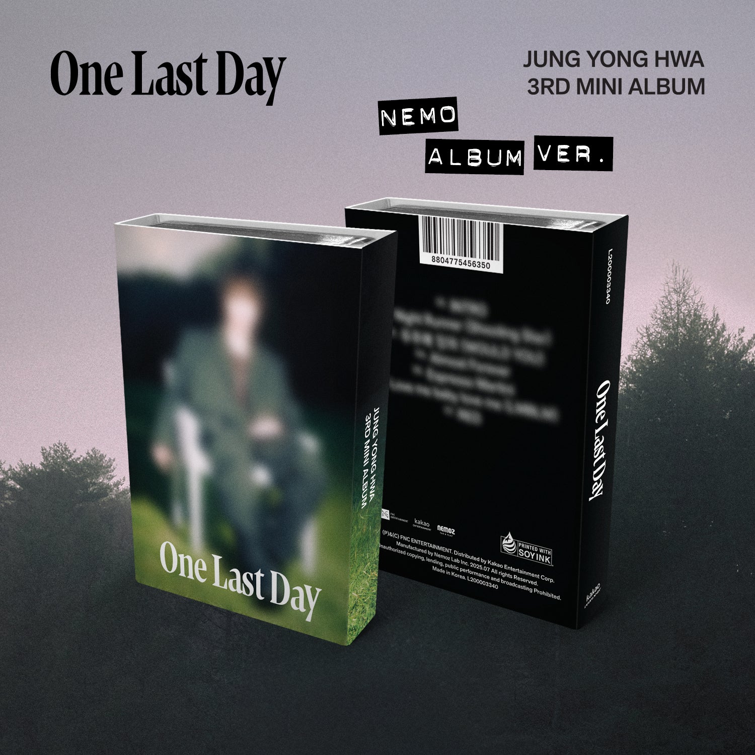 NEMOZ限定特典] Jung Yong-hwa 3rd Mini Album 'One Last Day' (NEMO