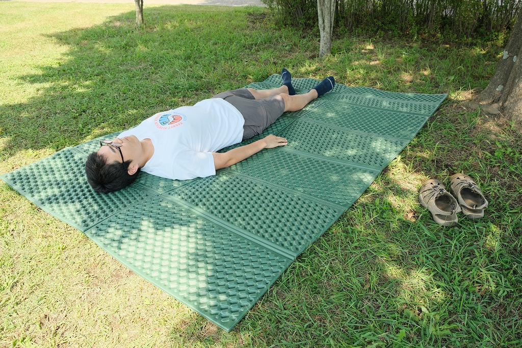 EXPED（エクスペド）DOWNMAT LITE 5（ダウンマットライト）の使用