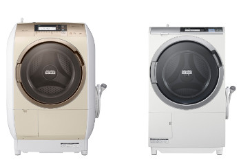 日立、ごわごわしない洗い上がりのドラム式洗濯乾燥機「ビッグドラム