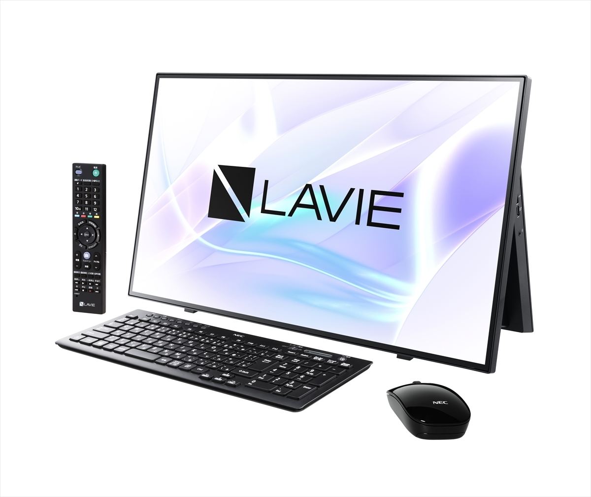 NEC、画面が震えて音を出す「LAVIE」デスクトップPC - 音声操作も進化