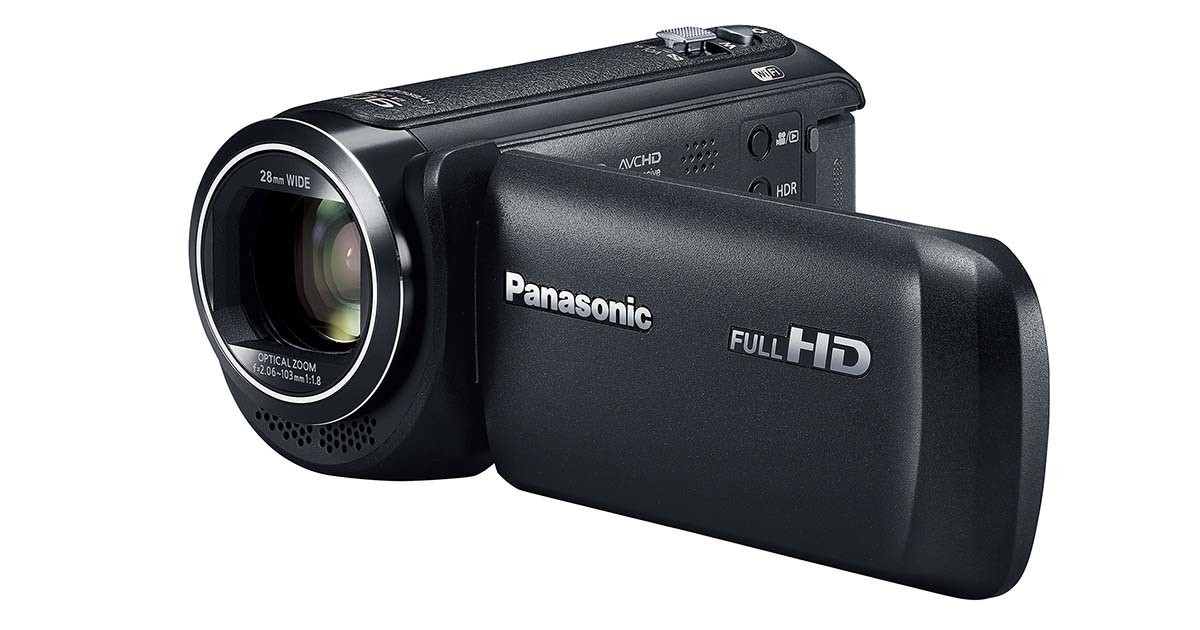 4K非対応で小型軽量、90倍ズームのフルHDビデオカメラ「HC-V495M