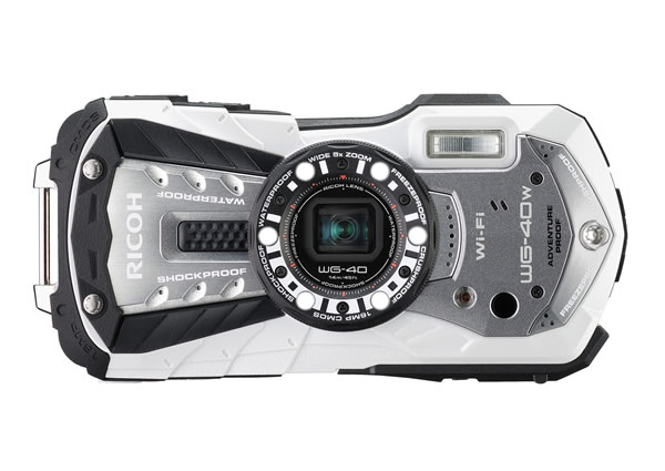 RICOH WG-40 and WG-40WDigital compact cameras for underwater