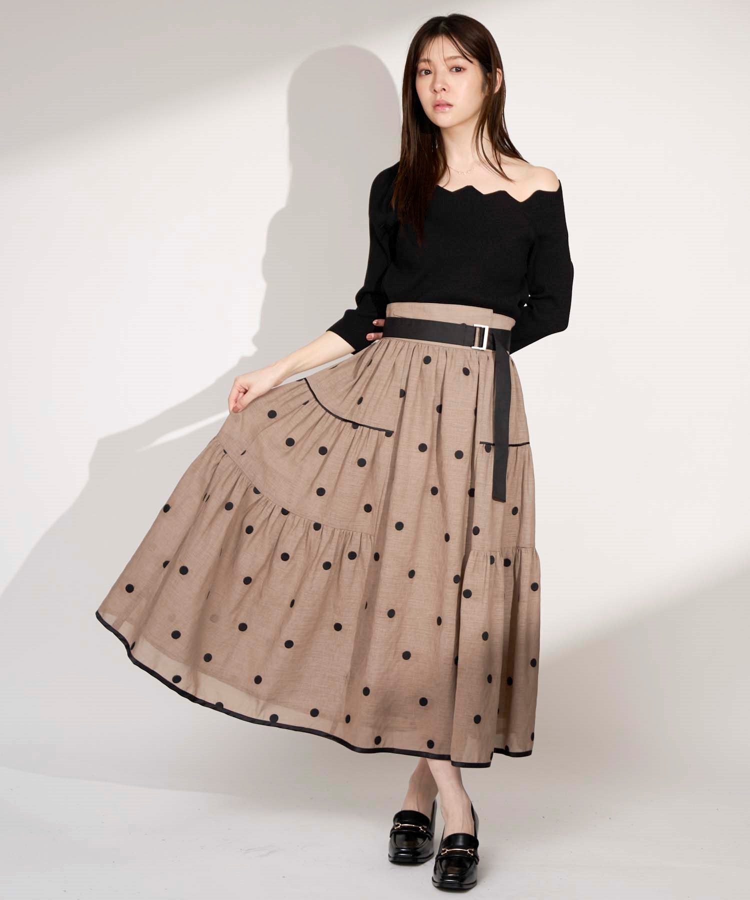 スカラネックデザインニット | ニット | NOELA OFFICIAL WEB STORE