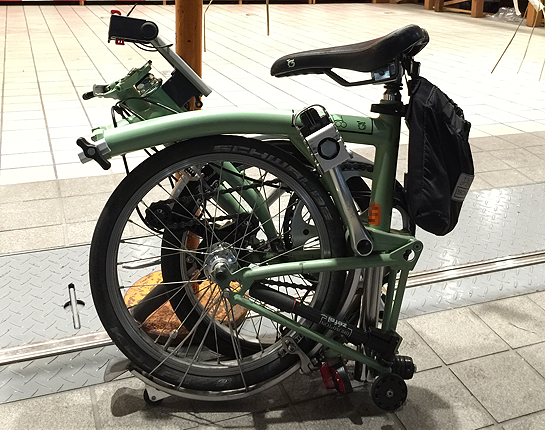 Bromptonフロントキャリアアダプタ＋リクセンのバッグ「ライトバッグ」