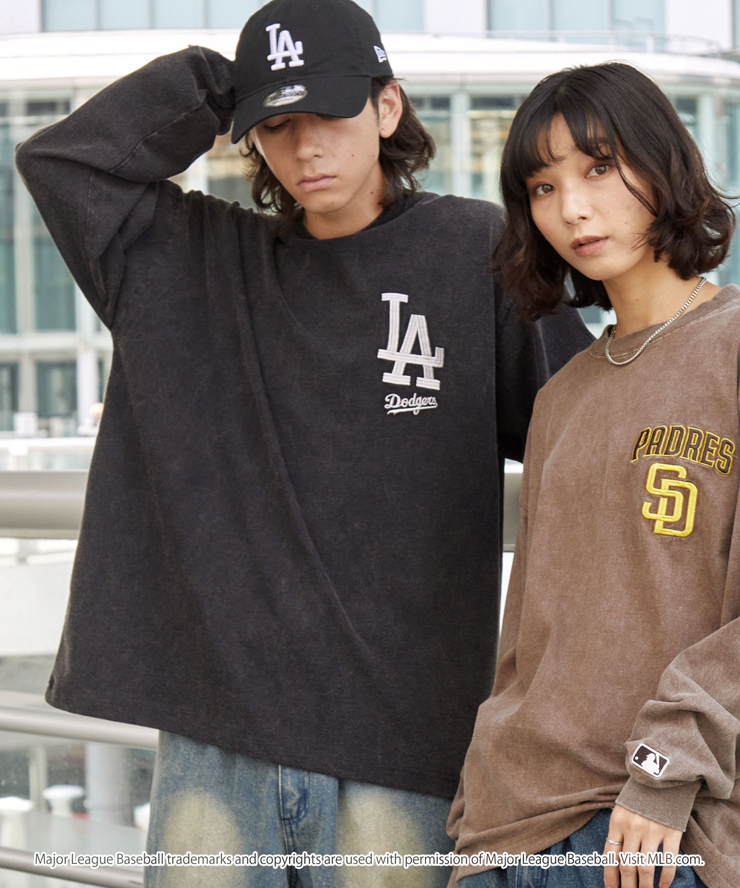 MLB/メジャーリーグベースボール 別注 ワッペン刺繍 ヴィンテージ加工