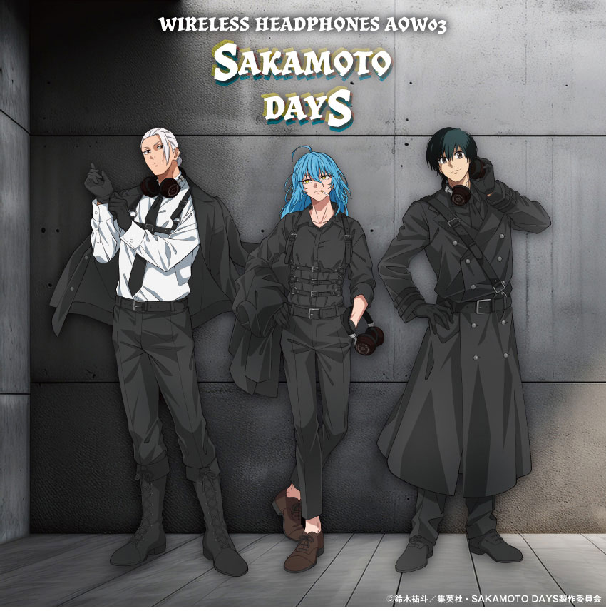 ONKYO DIRECT｜ワイヤレスヘッドホンANIMA AOW03「SAKAMOTO DAYS