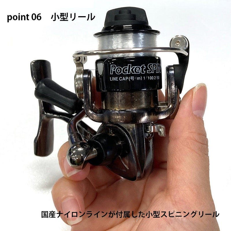 プロックス ワカサギロッド クリアロックプラスセット2 ス ピニング