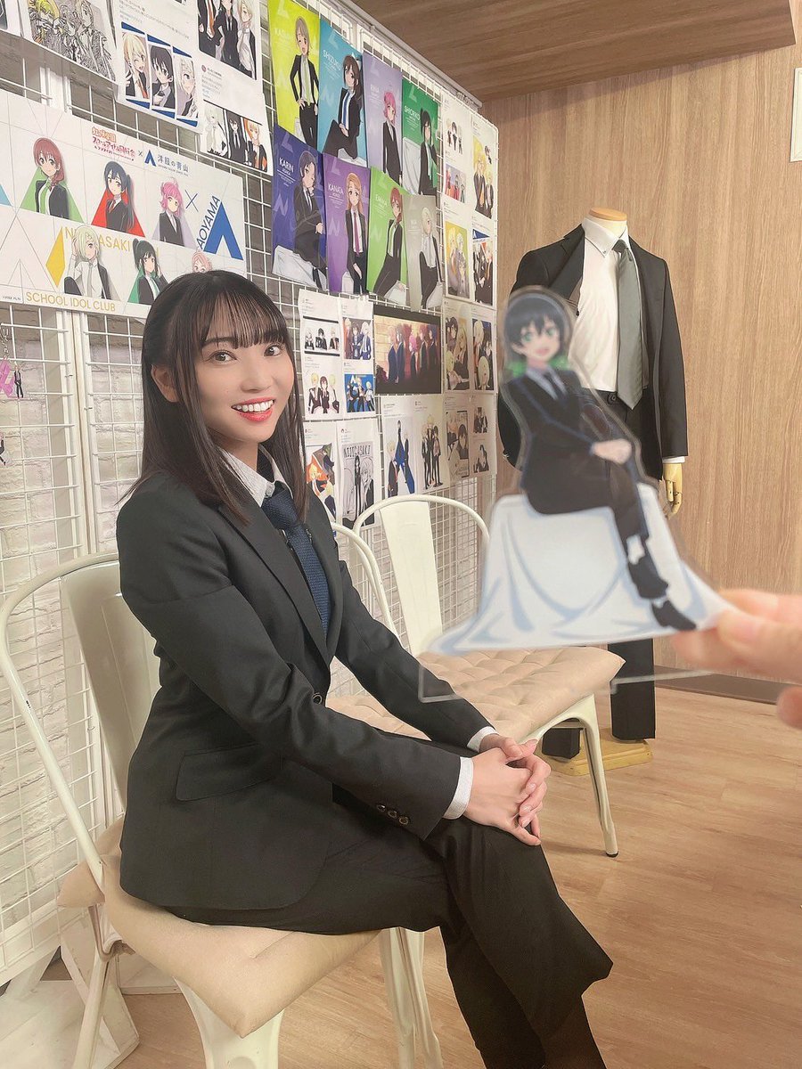 洋服の青山 × #虹ヶ咲 コラボ生放送ありがとうございました🌈 スーツ