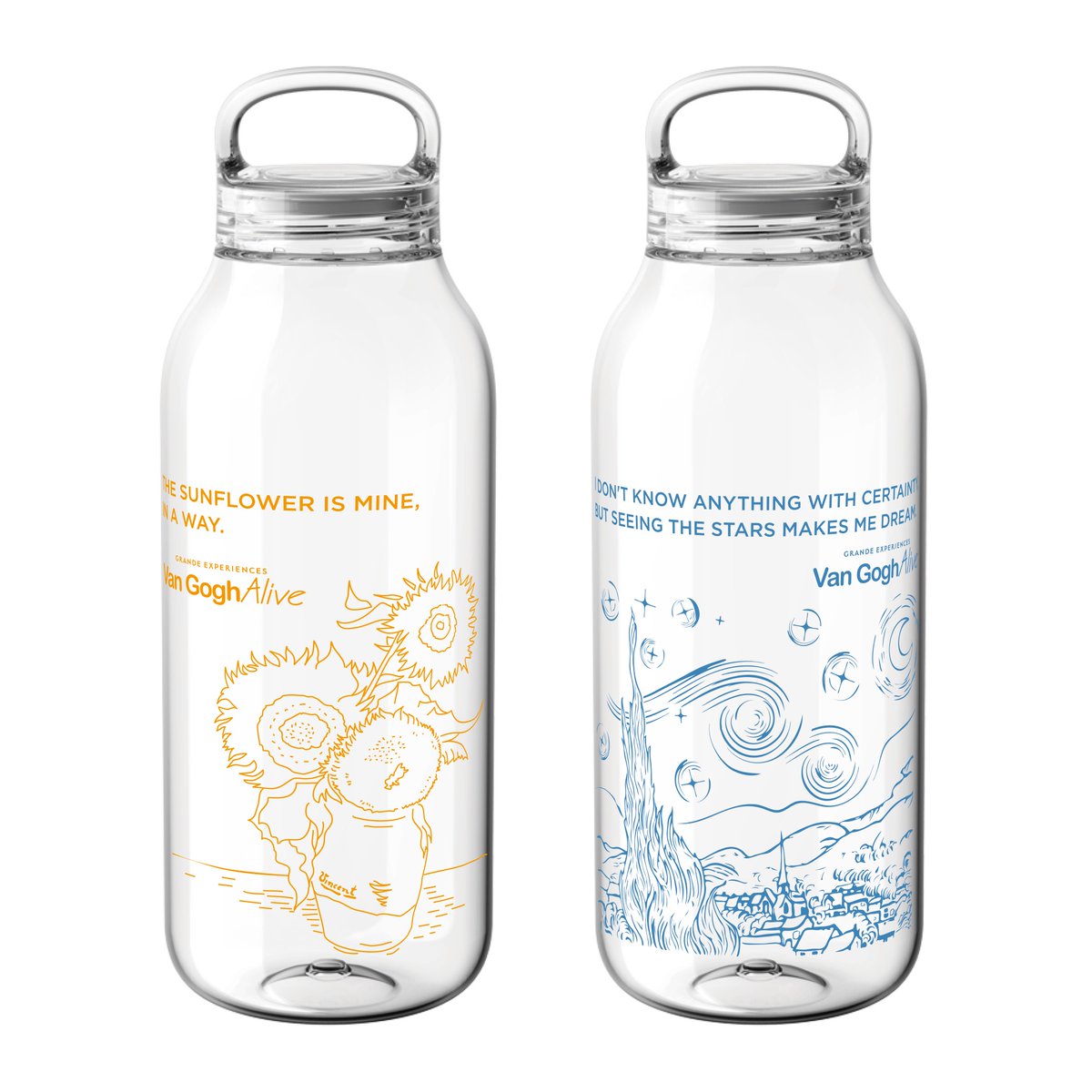 グッズ】 #ゴッホ の代表作 #ひまわり #星月夜 をイメージしたイラスト