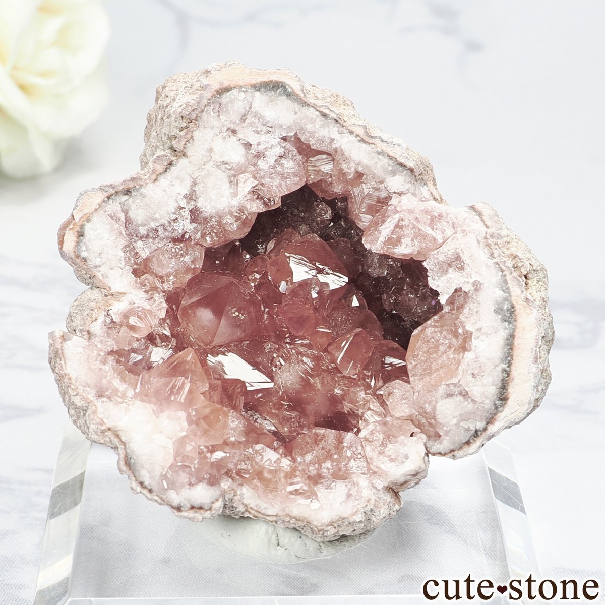 アルゼンチン Choique Mine産のクォーツ（ピンクアメジスト）を更新