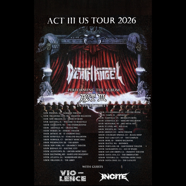 Death Angel Tampa Tickets, The Orpheum May 30, 2026 | Bandsintown