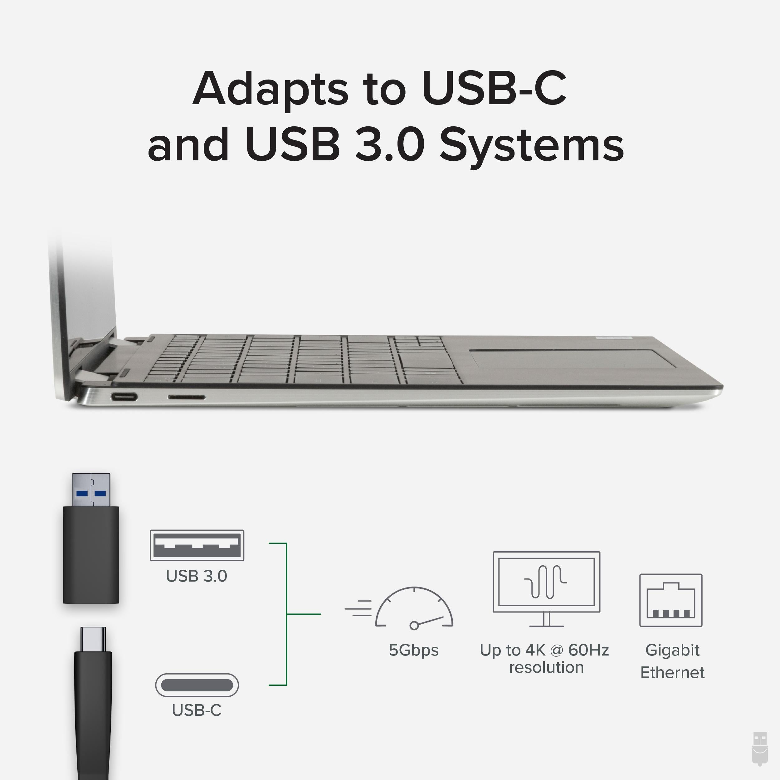Plugable USB 3.0 and USB-C 4K DisplayPort and HDMI Dual Monitor