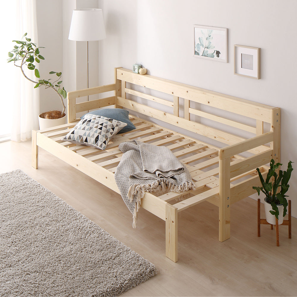 天然木 すのこ ソファーベッド / 伸縮式デイベッド – RASIK（ラシク