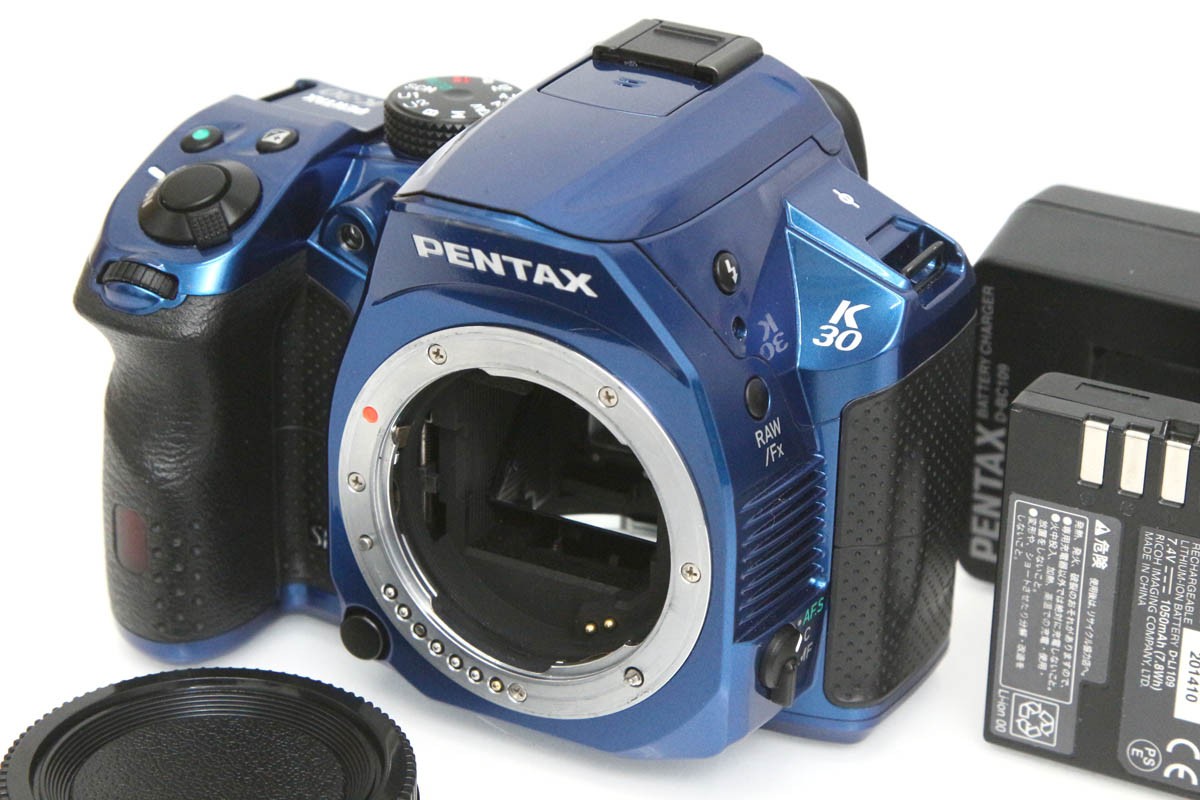 稼働品】PENTAX K-30 デジタル一眼レフカメラ レンズキット ブルー