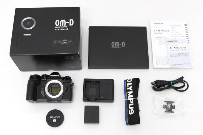 OM-D E-M1 Mark II ボディ ブラック シャッター回数約4800回以下 A233