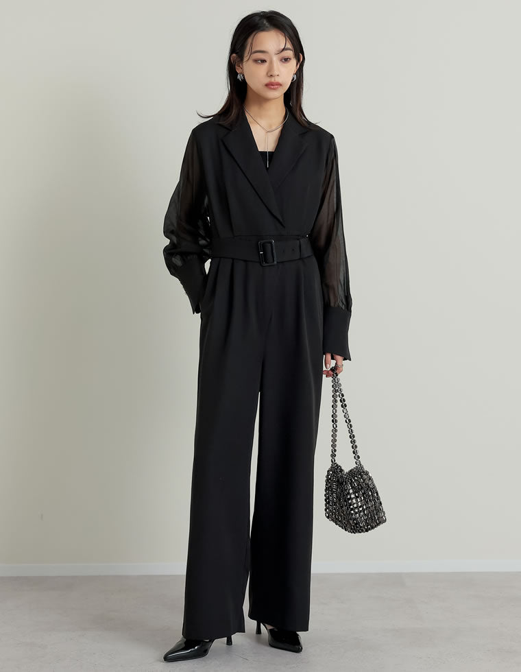 ストレッチミックスツイルオールインワン - オールインワン通販 | 人気