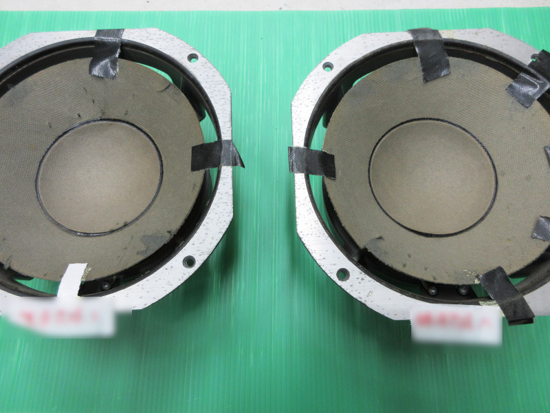 JBL 2121H、2231H スピーカーユニット リコーン・フレーム研磨 修理