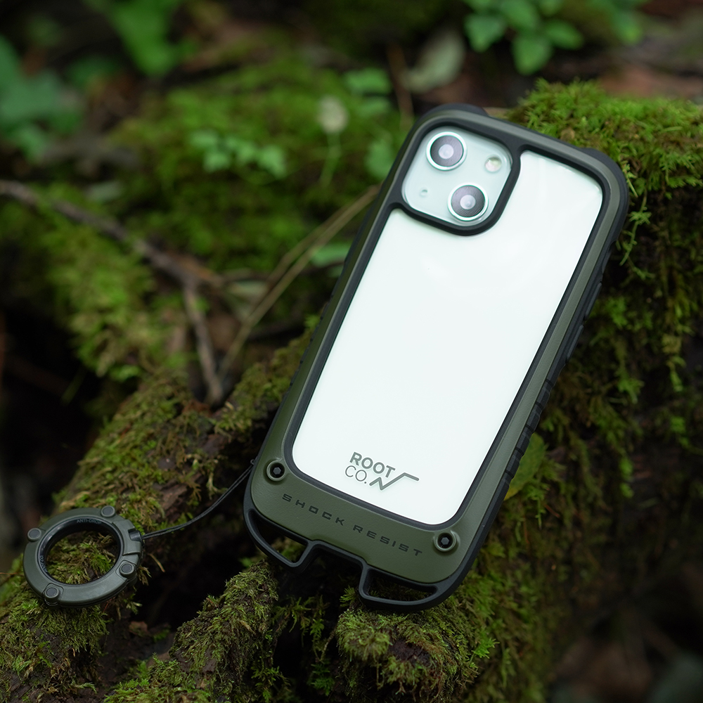 Shock Resist Case +Hold. for iPhone13mini | ROOT CO. Designed in