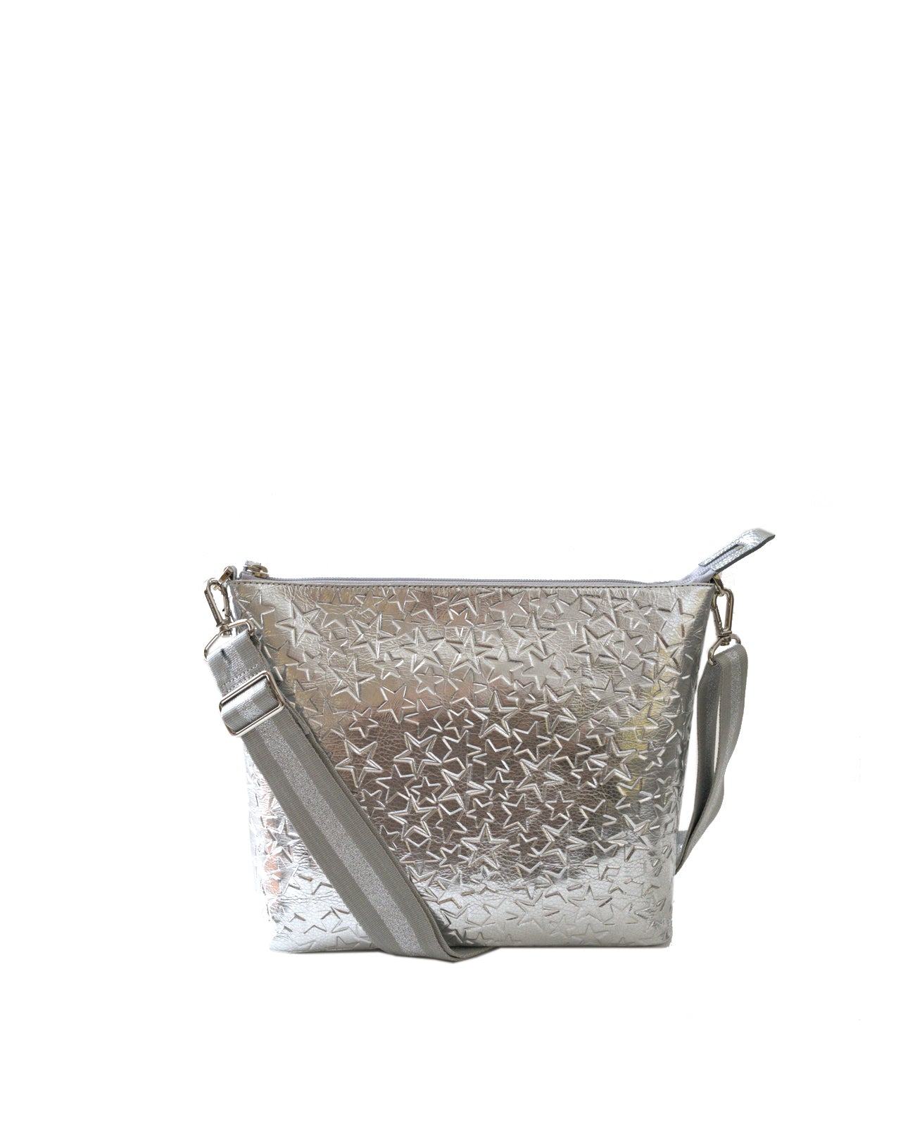 ホリゾンタルポシェット Mサイズ スター型押しレザーVer. 1331-st