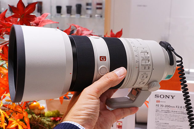 FE 70-200mm F2.8 GM OSS II 先行予約販売始まる! 価格 330,000円(税込)
