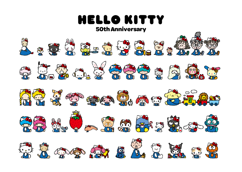 サンリオのなかまがキティになりきって50周年をお祝い！ハローキティ50